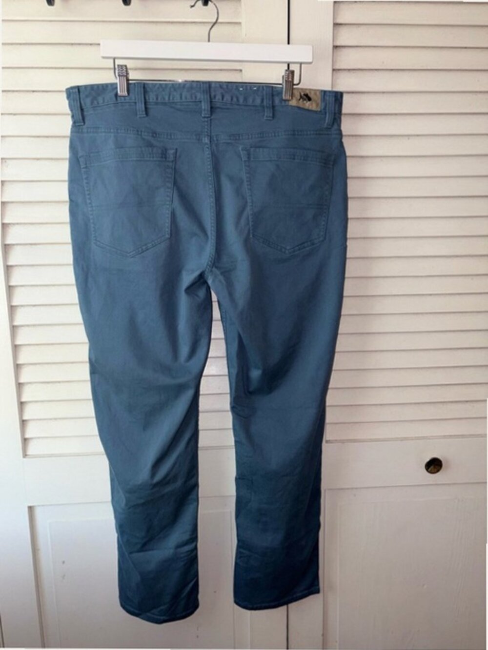 Southern Tide Sullivan Pants Blue Stretch Chino Straight Leg 38x30 - Picture 3 of 6